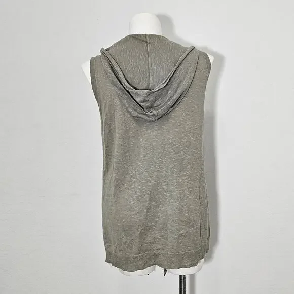 Style & co vest asymmetrical knit hooded sz XL - Picture 3 of 6